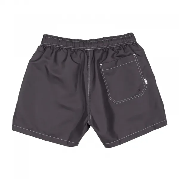 Edmmond Studios Mini Logo Shorts "Dark Chocolate" (125-70-01790)