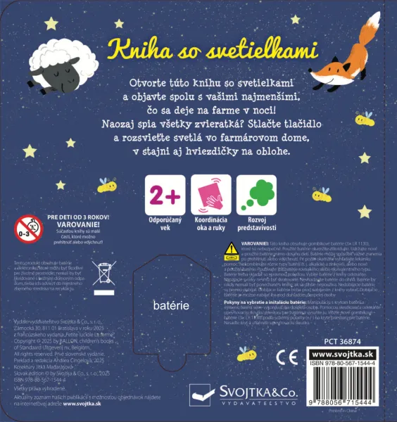 Kniha so svetielkami Na farme