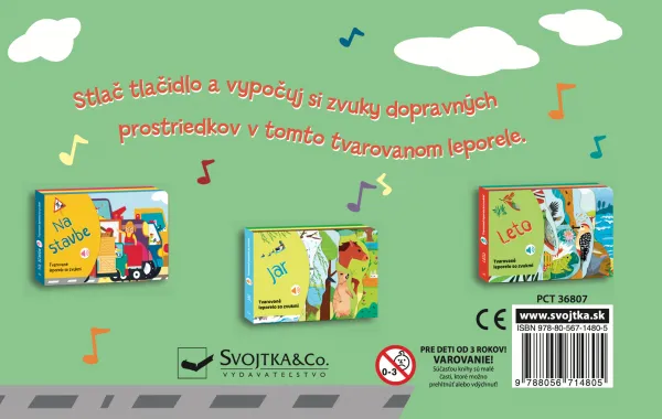 Tvarované leporelo so zvukmi - Záchranári