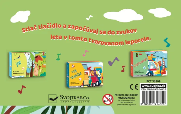 Tvarované leporelo so zvukmi - Leto