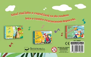 Tvarované leporelo so zvukmi - Leto