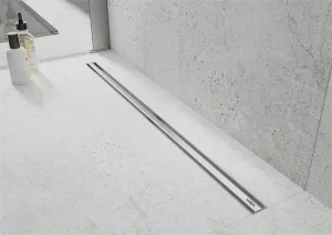 MEXEN - Flat 360° Slim podlahový žľab 140, nerez 1041140