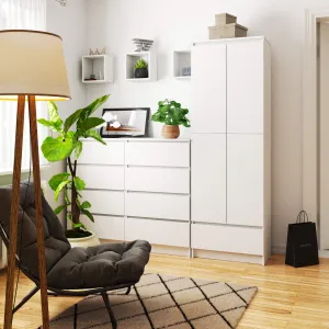 Ak furniture Skriňa Rexa 60 cm biela