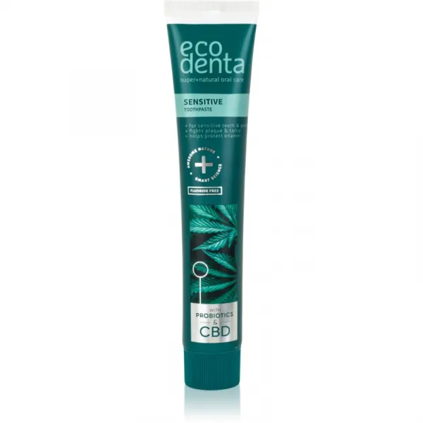 Ecodenta Sensitive CBD bioaktívna zubná pasta s CBD 100 ml
