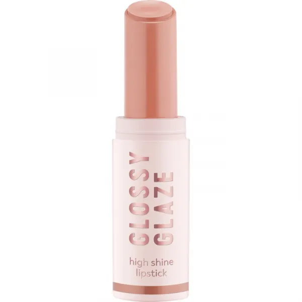 essence Glossy Glaze rúž s vysokým leskom odtieň 02 On Cloud Nude 1.9 g
