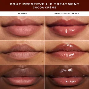 OLEHENRIKSEN Pout Preserve Peptide Lip Treatment hydratačný lesk na pery odtieň Cocoa Crème 12 ml