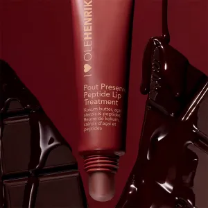 OLEHENRIKSEN Pout Preserve Peptide Lip Treatment hydratačný lesk na pery odtieň Cocoa Crème 12 ml