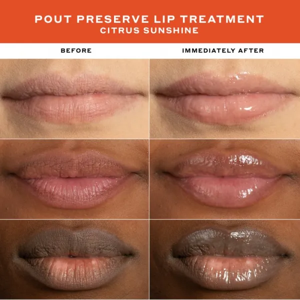 OLEHENRIKSEN Pout Preserve Peptide Lip Treatment hydratačný lesk na pery odtieň Citrus Sunshine 12 ml