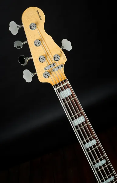 Papež Jazz Bass 5 Custom Trans Red