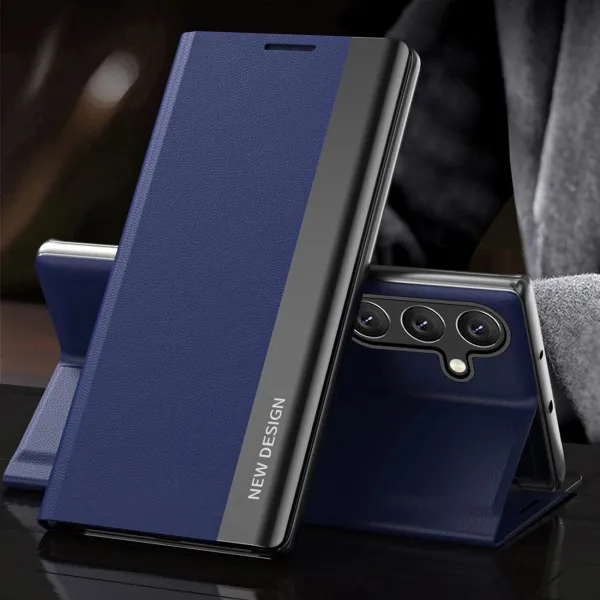 MG Sleep Case knižkové puzdro na Samsung Galaxy A56, modré