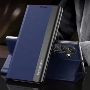 MG Sleep Case knižkové puzdro na Samsung Galaxy A56, modré