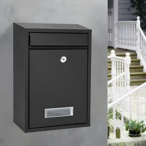 MG Mailbox V1 poštová schránka, čierna