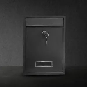 MG Mailbox V1 poštová schránka, čierna