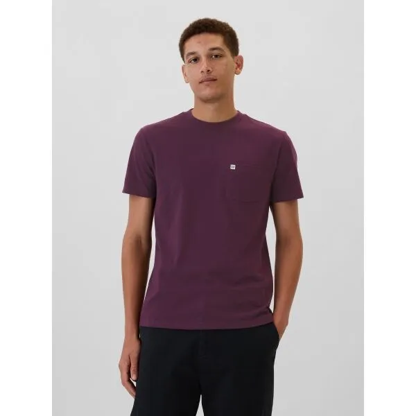 GAP INTL - F SS Pánske tričko, vínová, veľkosť