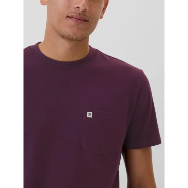 GAP INTL - F SS Pánske tričko, vínová, veľkosť