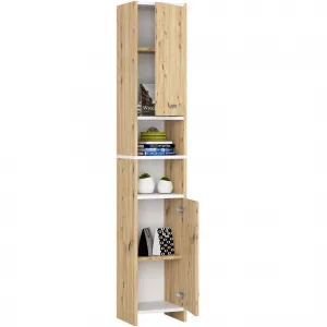 Ak furniture Koupelnová skříňka BETI 180 cm dub artisan/bílá