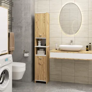 Ak furniture Koupelnová skříňka BETI 180 cm dub artisan/bílá