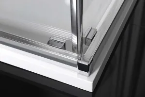 POLYSAN - LUCIS LINE štvorcová sprchová zástena 900x900, číre sklo DL1615