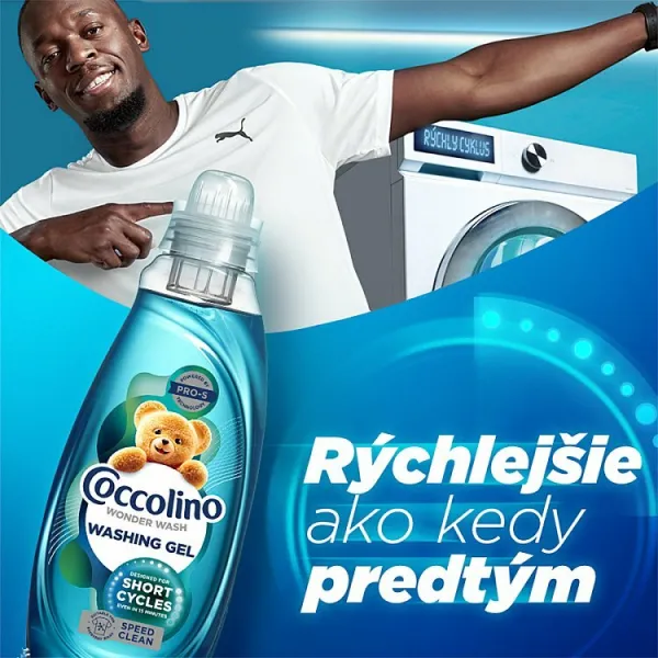 Coccolino Wonder Wash Speed Clean tekutý prací prípravok 37 praní 1480 ml 1ks