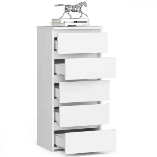 Ak furniture Komoda CL5 40 cm bílá