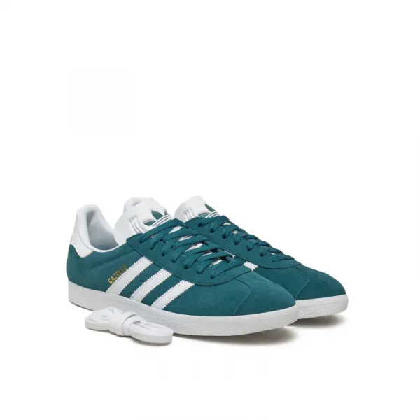 Pánska vychádzková obuv ADIDAS ORIGINALS Gazelle mystery green cloud white gold metalic