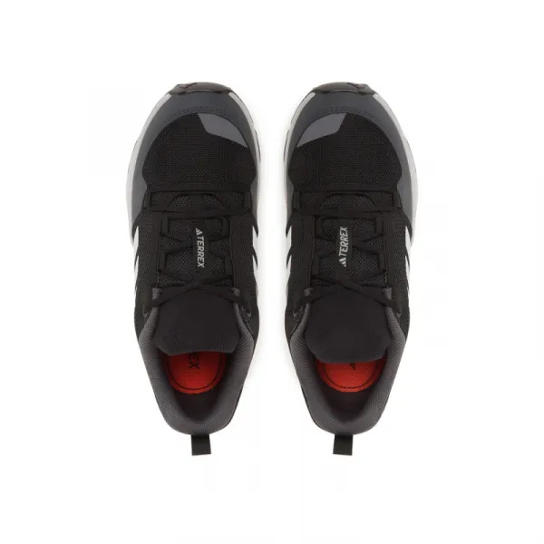 Juniorská nízka turistická obuv ADIDAS Terrex AX4S Jr core black grey two grey six