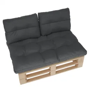 Vankúše na paletové sedenie, tmavosivá, ARYO 2 NEW