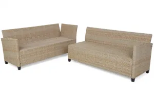 Záhradná sedacia súprava 6 ks umelý ratan