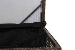 Záhradný úložný box polyratan 1037 l