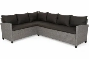 Záhradná sedacia súprava 6 ks umelý ratan