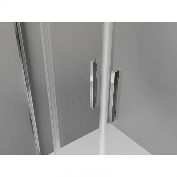 MEXEN/S - Exo dvojité posuvné sprchové dvere 180, transparent, chróm 8152-180-000-01-00