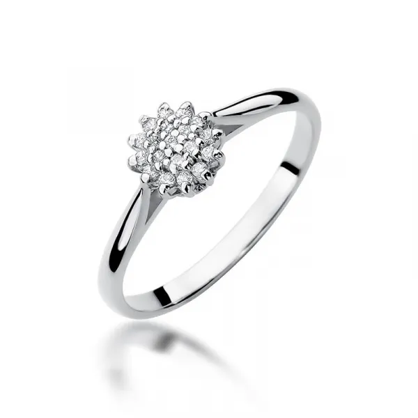 Blink-Blink Zásnubný diamantový prsteň zo zlata 0.10 ct1707ZDB