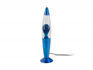 Stolná lampa Funky Rocket Lava Leitmotiv LM2185BL