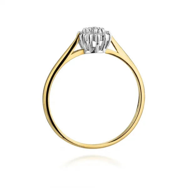 Blink-Blink Zásnubný diamantový prsteň zo zlata 0.10 ct1707ZDB