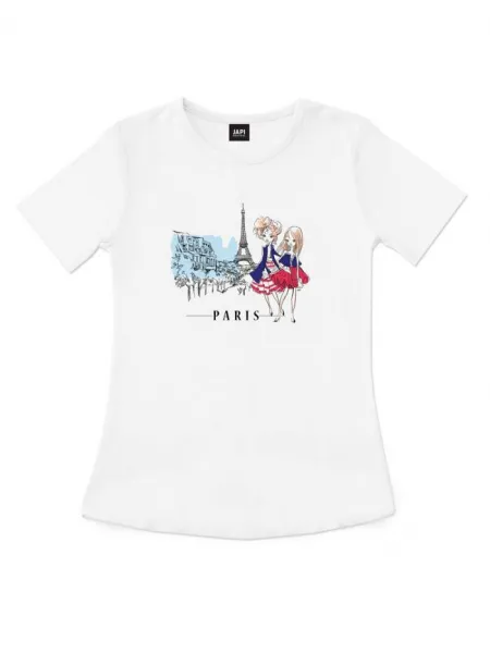 Dievčenské tričko PARIS s krátkym rukávom
