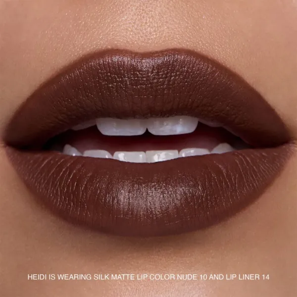 SKKN BY KIM Make-up Silk Matte Lip color matný rúž odtieň Nude 10 2.8 g