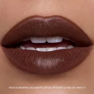 SKKN BY KIM Make-up Silk Matte Lip color matný rúž odtieň Nude 10 2.8 g