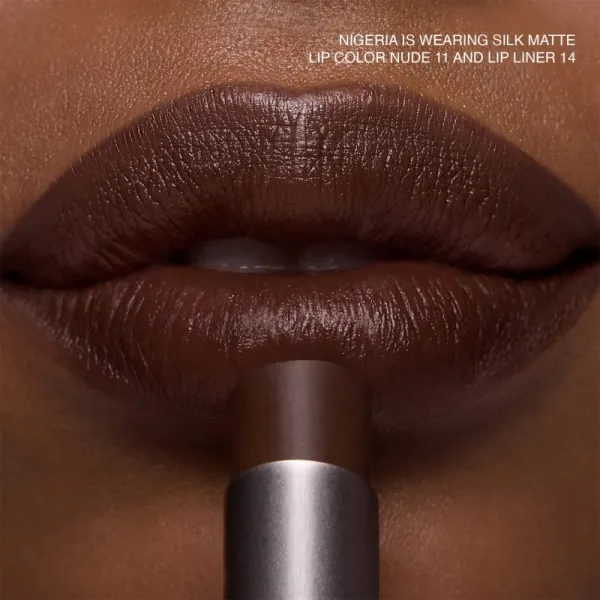 SKKN BY KIM Make-up Silk Matte Lip color matný rúž odtieň Nude 10 2.8 g