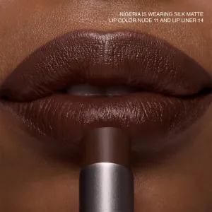 SKKN BY KIM Make-up Silk Matte Lip color matný rúž odtieň Nude 10 2.8 g