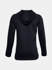 Čierna chlapčenská mikina Under Armour PJT ROCK CC FLEECE HOODIE