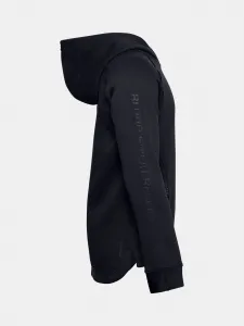 Čierna chlapčenská mikina Under Armour PJT ROCK CC FLEECE HOODIE