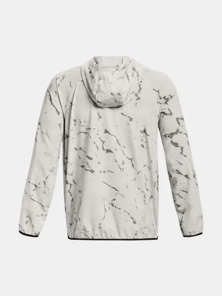 Biela pánska vzorovaná športová bunda Under Armour Rock