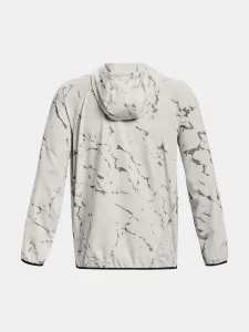Biela pánska vzorovaná športová bunda Under Armour Rock
