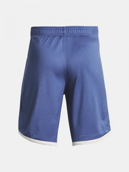 Modré chlapčenské športové kraťasy Under Armour Rock