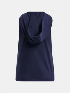 Tmavomodrá dievčenská mikina s kapucňou Under Armour Rock