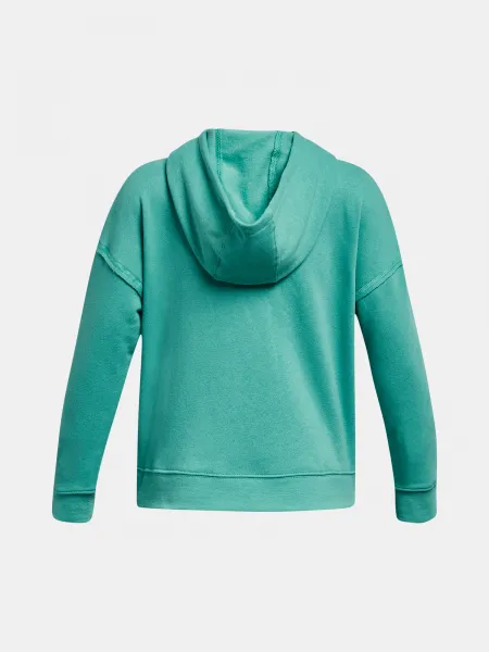 Tyrkysová mikina Under Armour Pjt Rck Brhma Bull Fleece HD