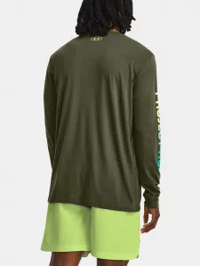 Kaki tričko Under Armour UA PJT ROCK BRAHMA LS