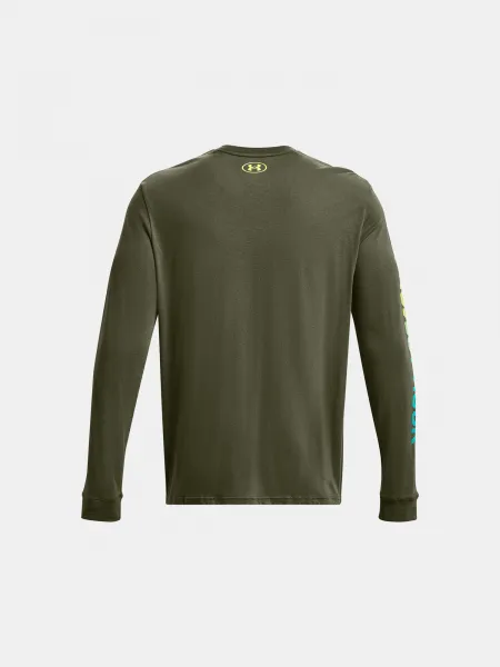 Kaki tričko Under Armour UA PJT ROCK BRAHMA LS