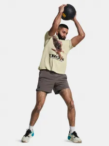Tmavo hnedé športové kraťasy Under Armour Pjt Rck Camp Short