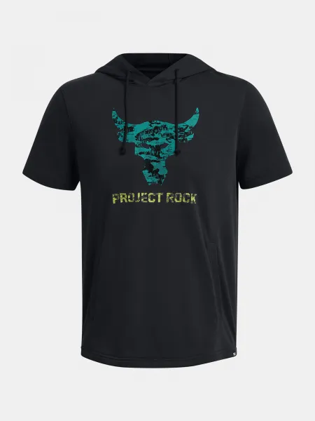 Čierna športová mikina Under Armour Pjt Rck Payoff SS Terry Hdy